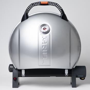 50 899 р. Гриль газовый O-GRILL 900МT bicolor черный-серебристый (в комплекте адаптер тип А)  900mt_silver  с доставкой в г. Пермь. Увеличить фотографию 1