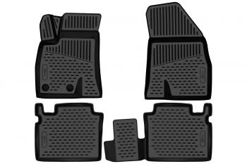 4 099 р. Коврики 3D в салон подходят для CHERY Arrizo 8 2022-, седан, 4шт. (ПУ, повышенная износостойкость)  Черри Арризо 8 FORMAT format.3da70160210k  с доставкой в г. Пермь. Увеличить фотографию 1