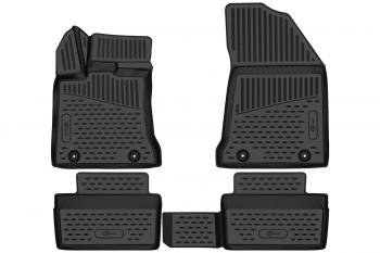 4 099 р. Коврики 3D в салон подходят для GEELY Emgrand 7 SS11 2023-, 4шт. (ПУ, повышенная износостойкость)  Джили Эмгранд 7 CC11 FORMAT format.3dan0470210k  с доставкой в г. Пермь. Увеличить фотографию 1