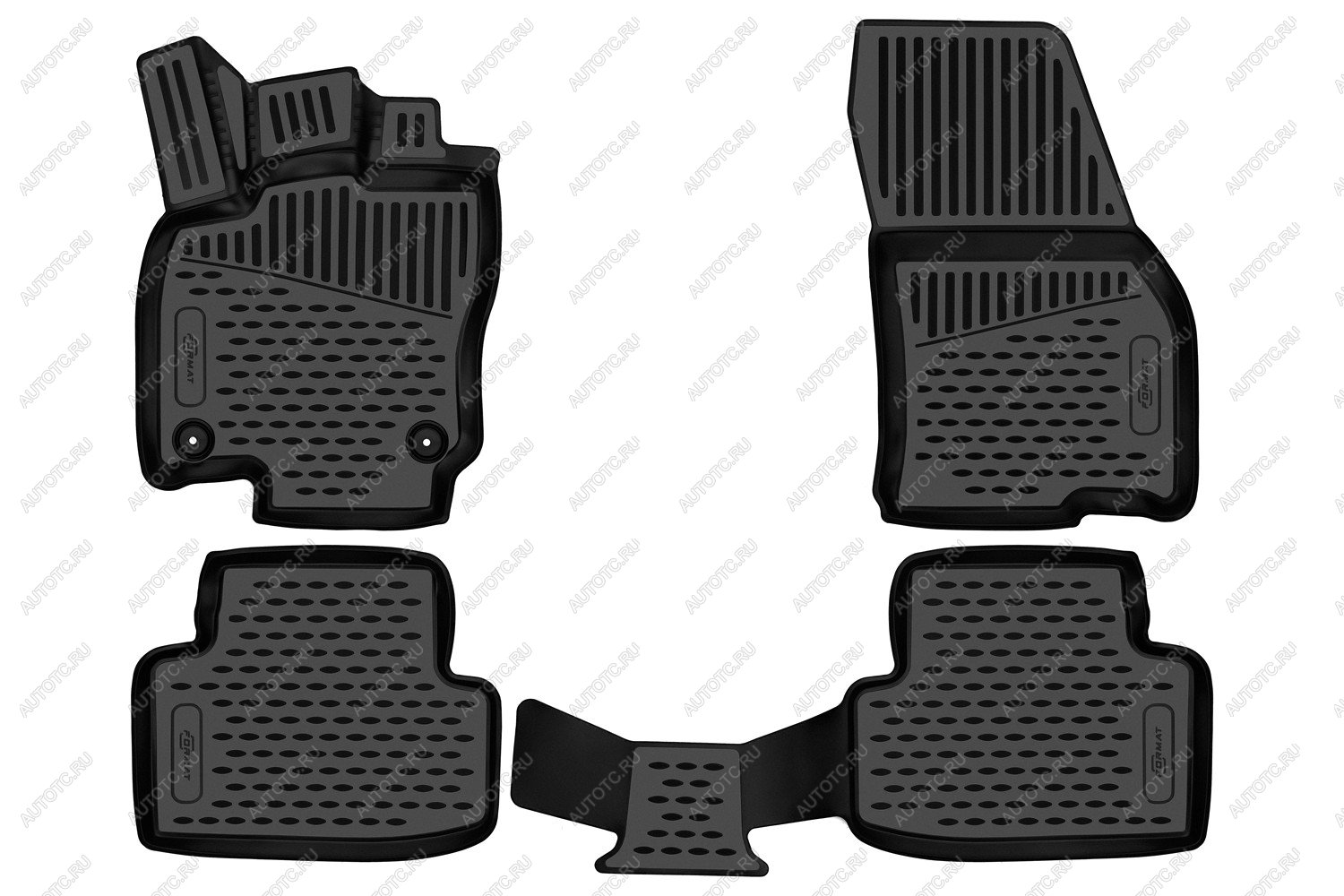 5 349 р. Коврики 3D в салон подходят для JETTA VS5 2023-, 4шт. (ПУ, повышенная износостойкость)  Джетта ВС5 FORMAT format.3dan0572210k  с доставкой в г. Пермь