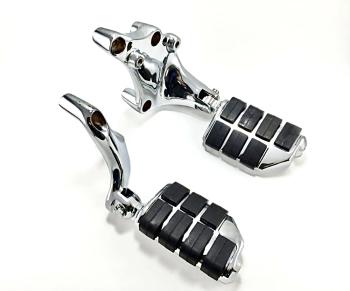 5 999 р. Подножки задние комплект Harley-Davidson XL883, XL1200 14-22 КитайскиеЗапчасти пм-00025601  с доставкой в г. Пермь. Увеличить фотографию 3