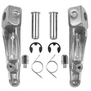 1 159 р. Подножки передние для мотоцикла Kawasaki ZX-6R 03-18, ZX-10R 04-10, ER-6F 06-16 КитайскиеЗапчасти пм-00001149  с доставкой в г. Пермь. Увеличить фотографию 2