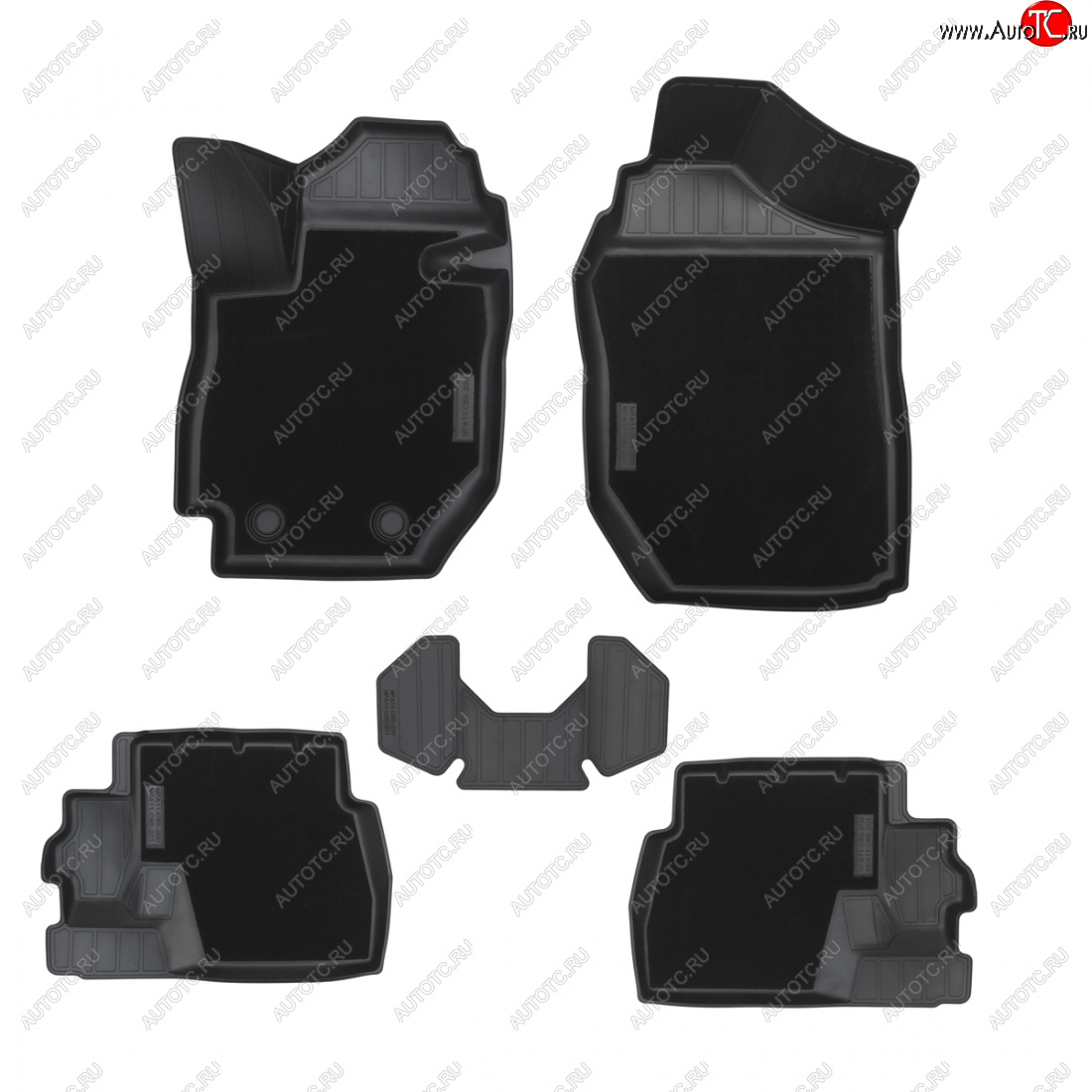 3 199 р. Коврики салонные комбинированные Norplast  Suzuki Jimny  JB64 - Jimny Sierra  JB74 (черный)  с доставкой в г. Пермь
