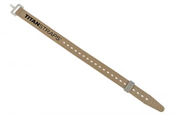 2 259 р. Ремень крепёжный TitanStraps Industrial песочный L = 51 см (Dmax = 14,15 см, Dmin = 5,5 см)  tsi-0120-tan  с доставкой в г. Пермь. Увеличить фотографию 2
