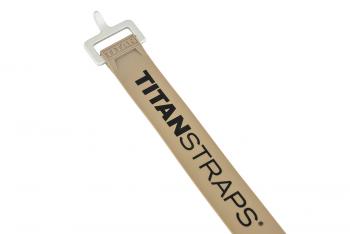 2 259 р. Ремень крепёжный TitanStraps Industrial песочный L = 51 см (Dmax = 14,15 см, Dmin = 5,5 см)  tsi-0120-tan  с доставкой в г. Пермь. Увеличить фотографию 4
