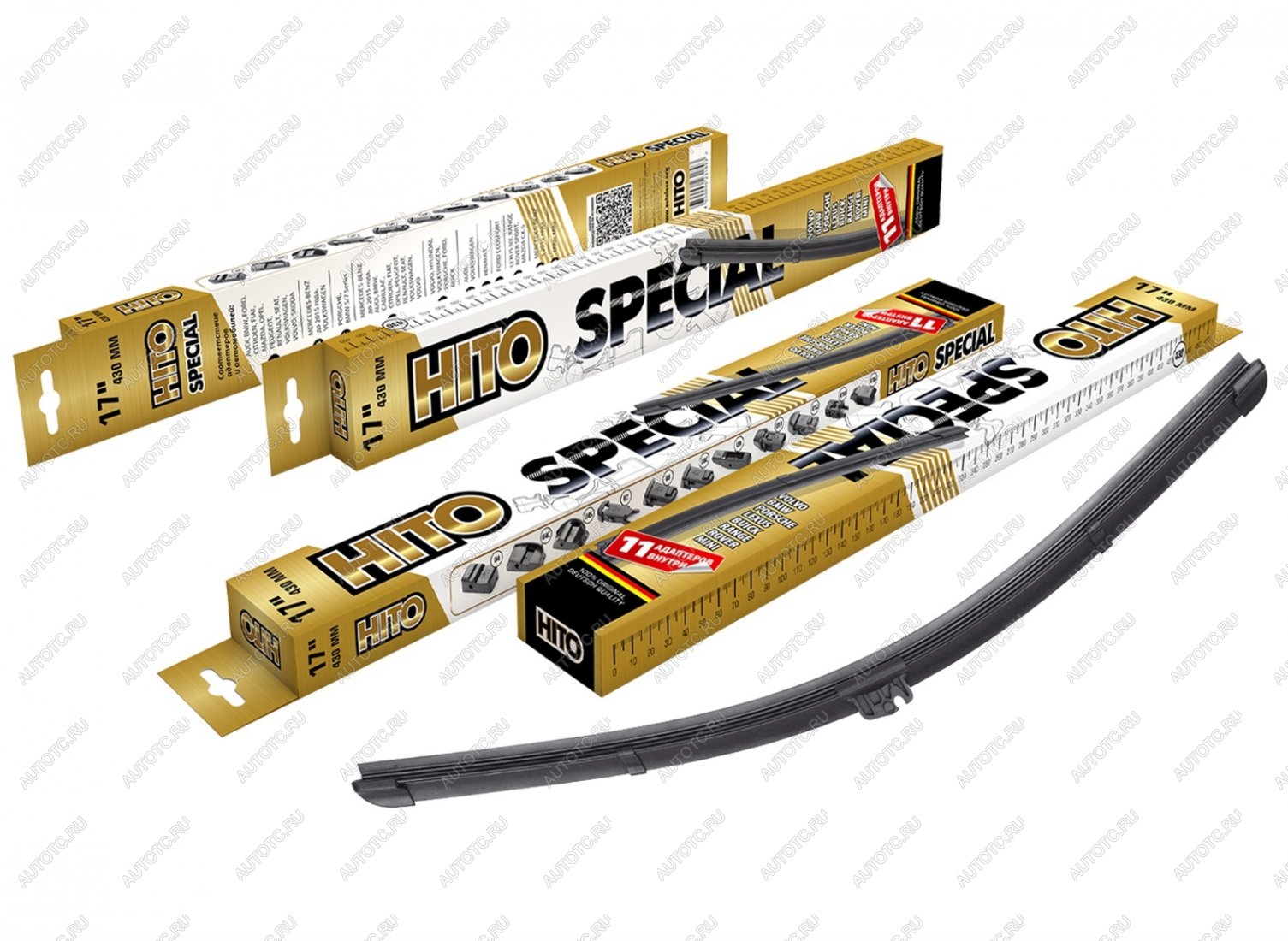399 р. Щетка стеклоочистителя (68 см бескаркасная) HITO SPECIAL    с доставкой в г. Пермь