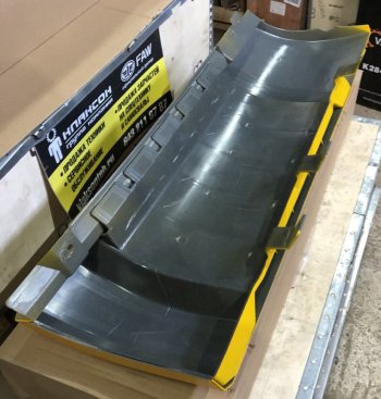 2 739 р. Обтекатель кабины правый FAW J6 цв.желтый FAW 5302620-a01c  с доставкой в г. Пермь. Увеличить фотографию 5