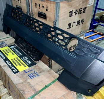 5 179 р. Решетка бампера (тягач) SHAANXI X3000  (!!!УЦЕНКА: возможен нетоварный вид!!!) SHACMAN dz97189621061  с доставкой в г. Пермь. Увеличить фотографию 2