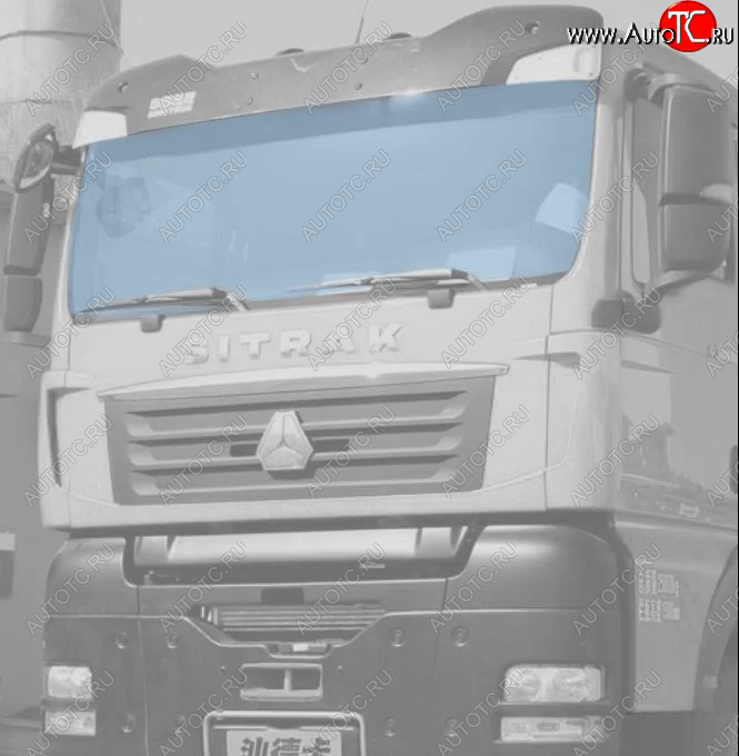 10 749 р. Стекло ветровое (2050х880) SITRAK C5H, C7H, STAND 14- HOWO T5G TRUCK 14- шелк SHACMAN SHACMAN 4911agnbl  с доставкой в г. Пермь