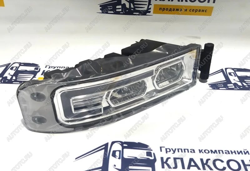 11 199 р. Фара противотуманная с поворотником левая LED HOWO T5G SITRAK 811w25320-6003  с доставкой в г. Пермь