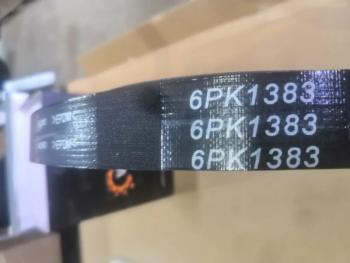 469 р. Ремень генератора 6PK1383 WP12 E5 VALMO0000412 VALMO 612630061037  с доставкой в г. Пермь. Увеличить фотографию 2