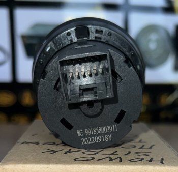 2 049 р. Регулятор света (Фары, габариты, противотуманки) Howo T5G WG99185800391 VALMO wg99185800391  с доставкой в г. Пермь. Увеличить фотографию 2