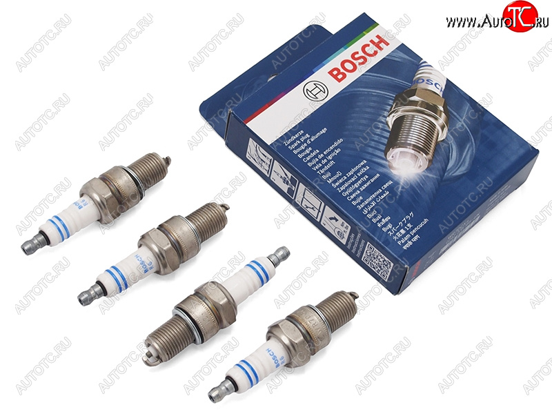 1 089 р. Комплект свечей CHEVROLET AVEOKALOS 05-LADA GRANTAKALINALARGUS 11-NIVA 76- (комплект 4шт) BOSCH 0242235915  с доставкой в г. Пермь