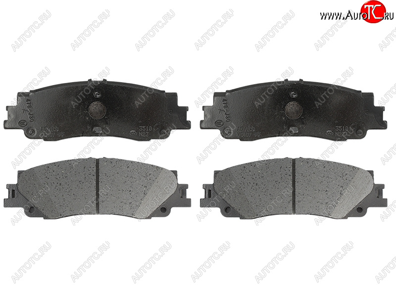 7 299 р. Колодки тормозные задние RR SAT Toyota Land Cruiser J300 дорестайлинг (2021-2025)  с доставкой в г. Пермь