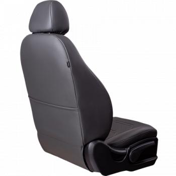 21 699 р. Комплект чехлов для сидений (РЗС 40/60 2П+1Г Орегон) ТУРИН-2 Lord Autofashion  KIA Cerato  3 YD (2013-2016) дорестайлинг седан (серый, вставка серая, строчка серая)  с доставкой в г. Пермь. Увеличить фотографию 6