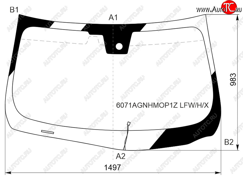 12 449 р. Стекло лобовое (Обогрев щеток Камера Датчик дождя) Infiniti M25 10-14  M35 10-13  M37 10-14  M4 XYG 6071AGNHMOP1Z LFW/H/X  с доставкой в г. Пермь