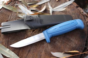 1 589 р. Нож MORAKNIV Basic 546, длина клинка 91 мм, синий  12241  с доставкой в г. Пермь. Увеличить фотографию 2