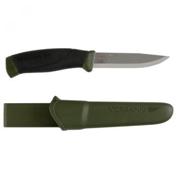 1 939 р. Нож MORAKNIV Companion MG (C), углеродная сталь, длина клинка 104 мм, хаки  11863  с доставкой в г. Пермь. Увеличить фотографию 1
