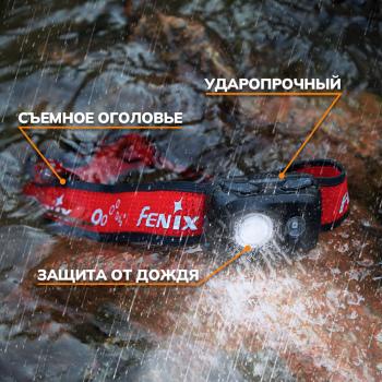 3 589 р. Фонарь налобный FENIX HL16 UltraLight 450 Lumen Light Green  hl16ch  с доставкой в г. Пермь. Увеличить фотографию 4