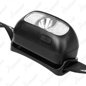 1 219 р. Фонарь налобный NISUS 200 LM, IP44, USB  n-fn-hl05-d  с доставкой в г. Пермь. Увеличить фотографию 10