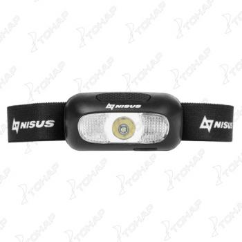 1 219 р. Фонарь налобный NISUS 200 LM, IP44, USB  n-fn-hl05-d  с доставкой в г. Пермь. Увеличить фотографию 6