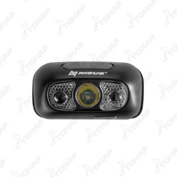 1 029 р. Фонарь налобный NISUS 3056S, сенсорный 120 LM, IPX4, USB 3056S  an-fn-3056s  с доставкой в г. Пермь. Увеличить фотографию 2