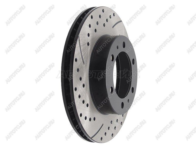 9 299 р. Диски тормозные передние перфорированные Ø299mm SAT Toyota Fortuner AN50/AN60 дорестайлинг (2004-2008)  с доставкой в г. Пермь