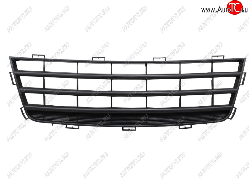 639 р. Центральная решетка переднего бампера SAT  Great Wall Hover H3 (2010-2014)  дорестайлинг (молдинг хром)  с доставкой в г. Пермь