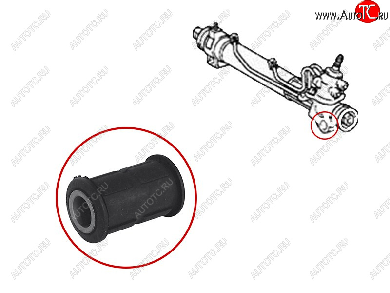 679 р. Втулка рулевой рейки Toyota Harrier (XU10,XU30) 97-13  Lexus RX 97-06 SAT ST-44250-48051B  с доставкой в г. Пермь