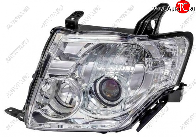 11 999 р. Левая фара (под корректор) BODYPARTS  Mitsubishi Pajero ( 4 V90,  4 V80) (2006-2011) дорестайлинг  с доставкой в г. Пермь