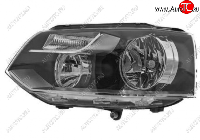 14 399 р. Левая фара (c электрокорректором) DEPO  Volkswagen Transporter  T5 (2009-2015) рестайлинг  с доставкой в г. Пермь