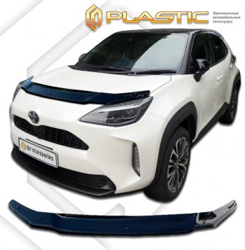 Дефлектор капота CA-Plastic Toyota Yaris  XP210 (2020-2025) хэтчбэк 5 дв. дорестайлинг (Classic черный)