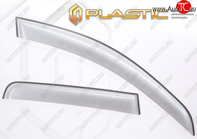2 879 р. Дефлектор окон CA-Plastic  Dong Feng GX  DFH4180 (2022-2025) седельный тягач 4х2 (серия Шелкография серебро)  с доставкой в г. Пермь