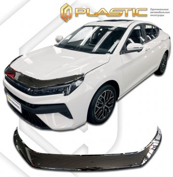 Дефлектор капота (exclusive) CA-Plastic Москвич 6 (2023-2025) лифтбэк (Classic черный)