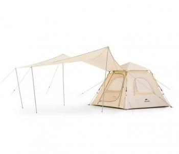 Палатка Naturehike Ango 3-местная, быстросборная, бежевая, со стойками  cnk2300zp014-3vv