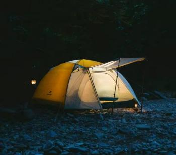 11 449 р. Палатка Naturehike Cloud-Creek PRO, 2-местная, бежево-желтая  cnk2300zp024-2ypro  с доставкой в г. Пермь. Увеличить фотографию 6