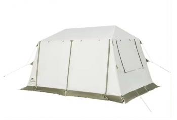 54 999 р. Палатка Naturehike Village 8.5 AIR 4-местная, надувной каркас, бело-коричневая  cnk2300zp019-br  с доставкой в г. Пермь. Увеличить фотографию 5