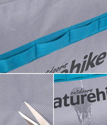 3 299 р. Сумка дорожная Naturehike А027, с колесами,110 л., серая  nh18x027-l-lg  с доставкой в г. Пермь. Увеличить фотографию 9