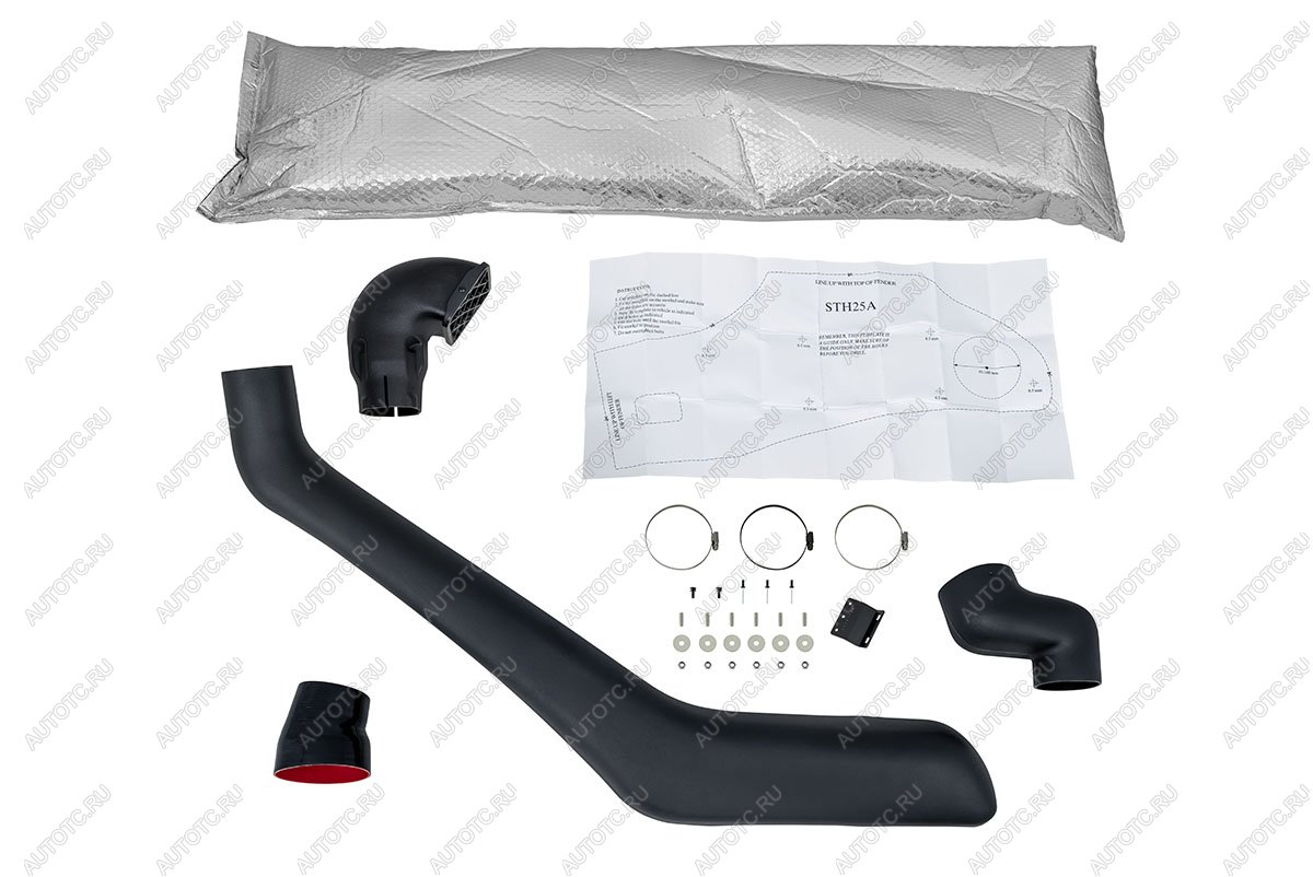 3 659 р. Шноркель для Toyota Hilux 2005+ (дизель) (STH25AD)  sth25ad-ch  с доставкой в г. Пермь
