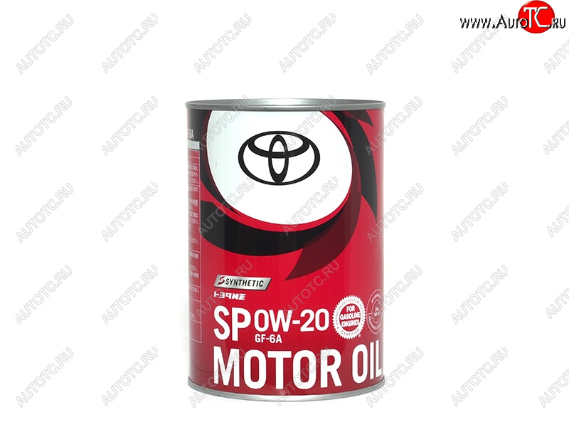 1 699 р. Масло моторное TOYOTA (металлическая канистра) 0W-20 SPGF6-A 1Л (Япония) TOYOTA 08880-14306  с доставкой в г. Пермь