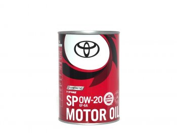 1 779 р. Масло моторное TOYOTA (металлическая канистра)   0W-20 1Л TOYOTA 08880-13206  с доставкой в г. Пермь. Увеличить фотографию 1
