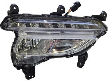 Правая противотуманная фара (ДХО) BODYPARTS Hyundai Santa Fe  DM (2015-2019) рестайлинг