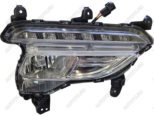 9 899 р. Правая противотуманная фара (ДХО) BODYPARTS  Hyundai Santa Fe  DM (2015-2019) рестайлинг  с доставкой в г. Пермь