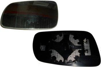 OCTAVIA 96- {FABIA 98-05SHARAN 98-} СТЕКЛО ЗЕРКАЛА ЛЕВ С ПОДОГРЕВ (aspherical) БОЛЬШ (Тайвань) BodyParts sdoct96-460-l