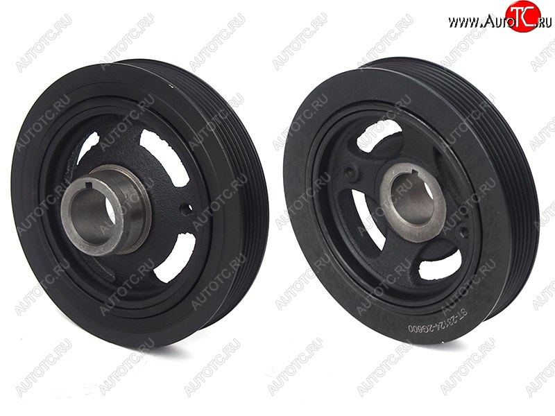 4 099 р. Шкив коленвала HYUNDAI SANTA FE 06-12AZERA 06-11IX35TUCSON 10MY 09-SONATA NF 05-10KIA CERATO II SAT ST-23124-2G600  с доставкой в г. Пермь