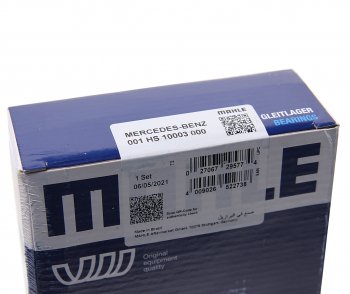 7 999 р. Вкладыши MAN дв.D2538M коренные STD комплект (10шт.) MAHLE MAHLE 001hs10003000  с доставкой в г. Пермь. Увеличить фотографию 2