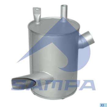 Глушитель MERCEDES Atego круглый SAMPA SAMPA 010.450