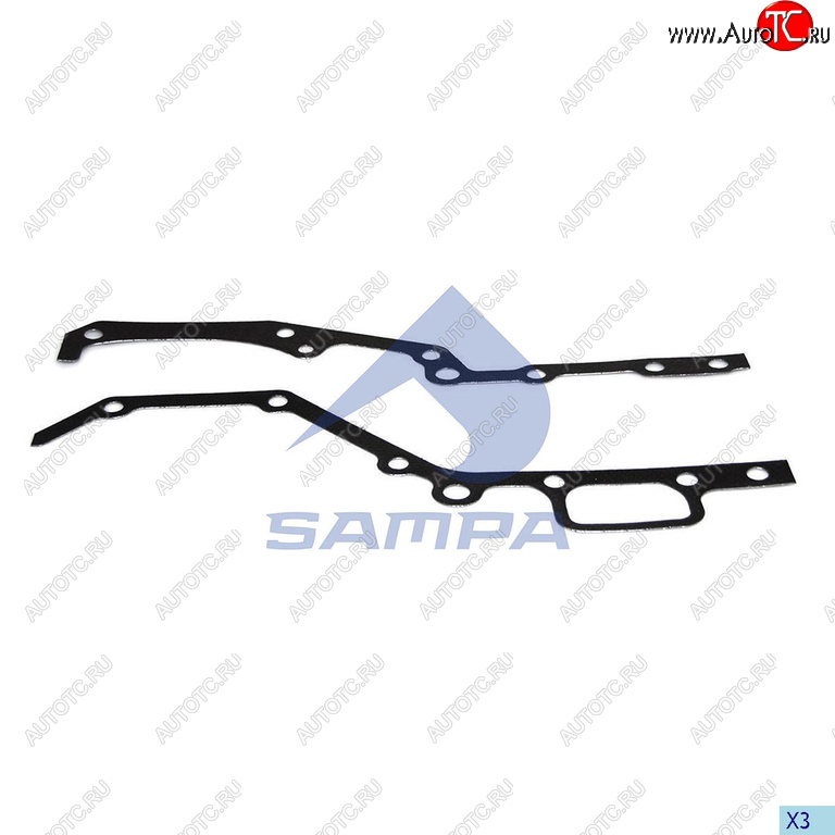 389 р. Прокладка MERCEDES дв.OM501,502,A,LA крышки двигателя задней SAMPA SAMPA 010.879  с доставкой в г. Пермь