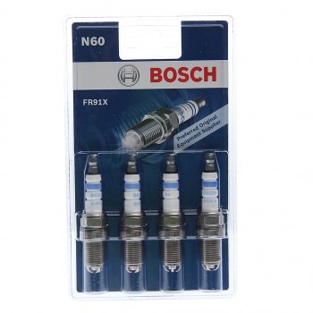 1 429 р. Свеча зажигания FR91X SUPER-4 комплект BOSCH BOSCH 0242222804  с доставкой в г. Пермь. Увеличить фотографию 1
