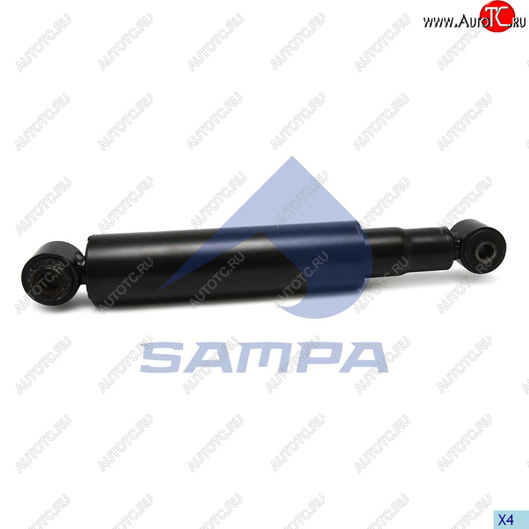 3 299 р. Амортизатор MAN TGS передний (409658 70x61 20x55 16x50 OO) SAMPA SAMPA 024.244-01  с доставкой в г. Пермь